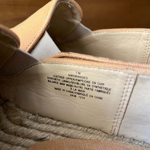 Nine West Leather Espadrille Sneakers size 7 - Picture 5 of 5